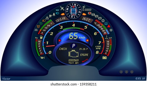 Digital Car Dashboard