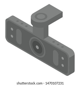 Digital car dvr icon. Isometric of digital car dvr vector icon for web design isolated on white background