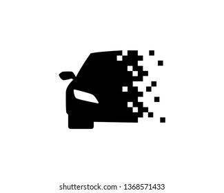 Digital Car Logo Template, Icon, Symbol - Vector