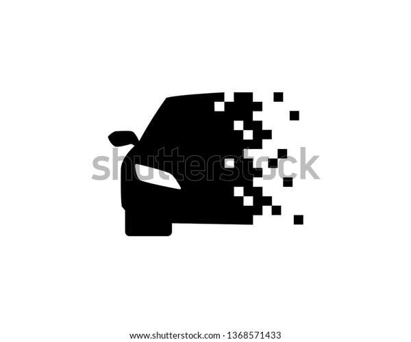 Digital Car Logo\
Template, Icon, Symbol -\
Vector