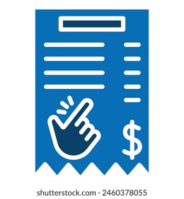 Digital Cash icon line vector illustration