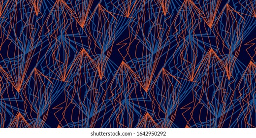 digital chaos concept geometric lines seamless pattern for background, wrap, fabric, textile, wrap, surface, web and print design. drive and sport repayable motif 