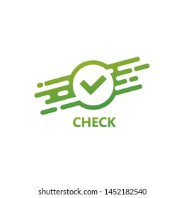 Digital Check Logo Template Design Vector, Emblem, Design Concept, Creative Symbol, Icon
