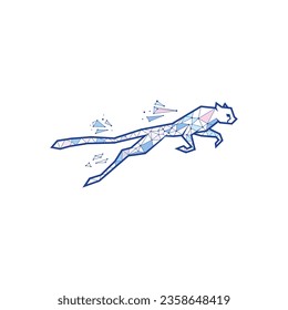Digital Cheetah Logo Design Concept