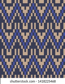 Digital Chevron Seamless Print Background