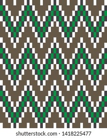 Digital Chevron Seamless Print Background