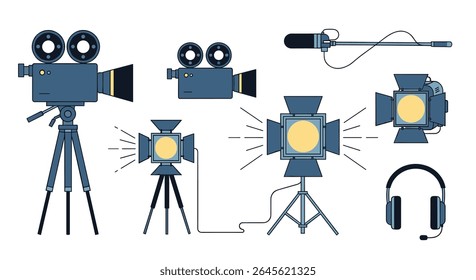 Equipamento de Cinema Digital para Produção e Gravação de Filmes