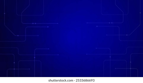 Digital Circuit board background, blueprint illustration of electrical component paths suitable for presentation background about computer hardware, motherboards and electronic devices.