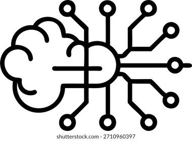 Digital Circuit Board with Floating Neural Connections Isoliertes Konzept als futuristische digitale Leiterplatte mit floatenden neuronalen Verbindungen, die das digitale Wachstum und den Aufbau von KI-Technologien symbolisieren. Einzeln auf weißem Hintergrund für Tech-Themen-Infografiken in Foto Stock Concept , Kopienraum für Werbung oder Banner mit Foto Realistisch als hochwertiges Detail —ar 7:2