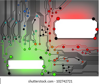 digital circuit board vector background.