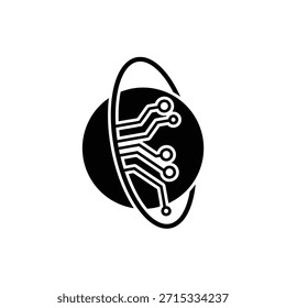 Illustration zur Digitalchip-Technologie