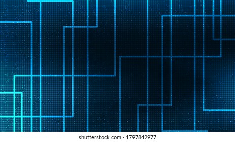 Digital Circuit Line Technology on Future Background,Hi-tech Digital and Communication Concept design,Free Space For text in put,Vector illustration.