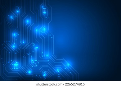 digital circuit lines futuristic technology abstract. security space and protection backdrop.