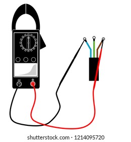 Digital clamp meter electric tester multimeter 