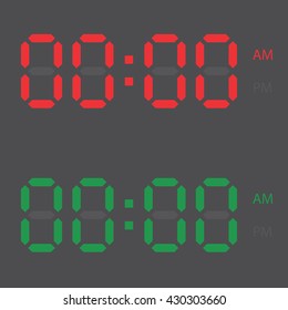 Digital clock display
