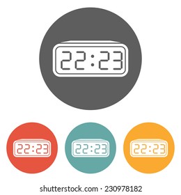 digital clock icon