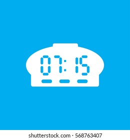 digital clock icon illustration isolated vector sign symbol