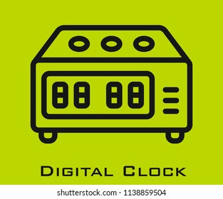Digital Clock icon signs