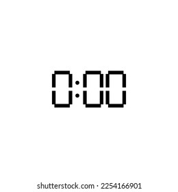 Digital Clock Icon vector design templates 