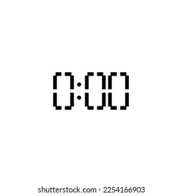Digital Clock Icon vector design templates 