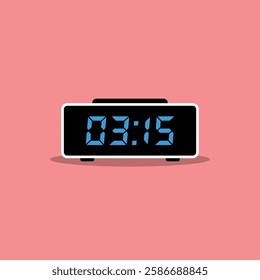 Digital clock icon vector design illustration