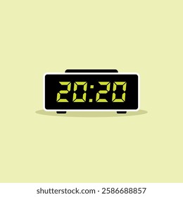 Digital clock icon vector design illustration
