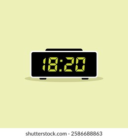 Digital clock icon vector design illustration