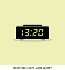 Digital clock icon vector design illustration