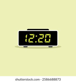 Digital clock icon vector design illustration