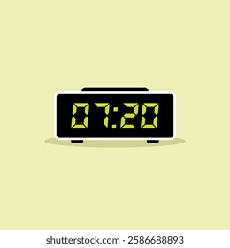 Digital clock icon vector design illustration
