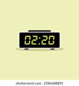 Digital clock icon vector design illustration