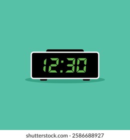 Digital clock icon vector design illustration