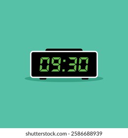 Digital clock icon vector design illustration