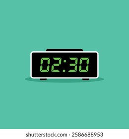 Digital clock icon vector design illustration