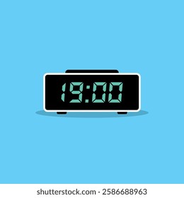 Digital clock icon vector design illustration