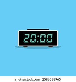 Digital clock icon vector design illustration