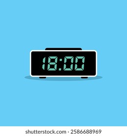Digital clock icon vector design illustration