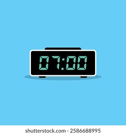 Digital clock icon vector design illustration