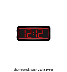 Stock-Vektorgrafik für digitale Uhr