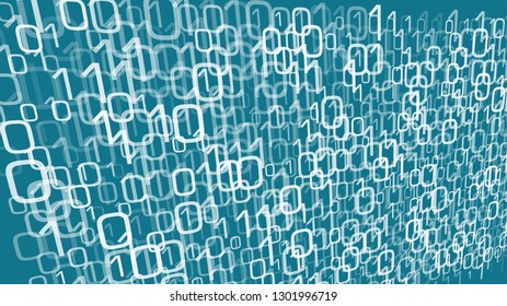 Digital cloud computing random numbers chaos, digital data processing analytics