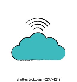 digital cloud data wifi connect