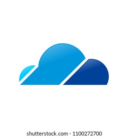 Digital Cloud Patform Symbol Logo Design