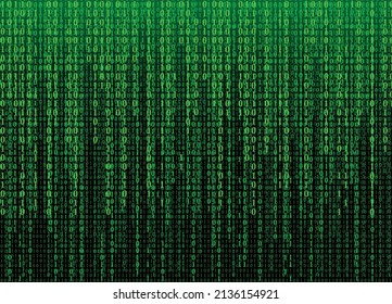Digital code glow light background. Graphic vector