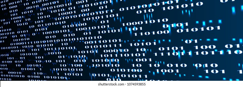 Digital code lighting background graphic vector