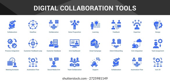 Conjunto cohesivo de iconos vectoriales minimalistas que representan ideas clave con claridad visual