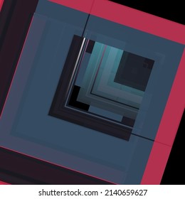 Digital collage graphics pattern made with vector abstract forms and generative geometric shapes, useful for web background, poster art design, magazine front page, hi-tech print, cover artwork.