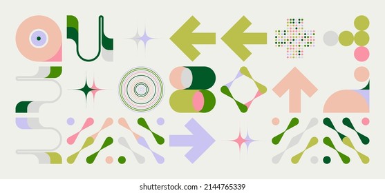 Digital collage graphics pattern made with vector abstract forms and generative geometric shapes, useful for web background, poster art design, magazine front page, hi-tech print, cover artwork.