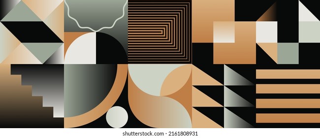Digital collage graphics pattern made with vector abstract forms and generative geometric shapes, useful for web background, poster art design, magazine front page, hi-tech print, cover artwork.