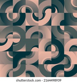 Digital collage graphics pattern made with vector abstract forms and generative geometric shapes, useful for web background, poster art design, magazine front page, hi-tech print, cover artwork.