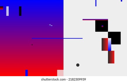 Digital collage graphics pattern made with vector abstract forms and generative geometric shapes, useful for web background, poster art design, magazine front page, hi-tech print, cover artwork.